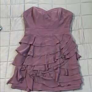 Guess Purple Strapless Dress